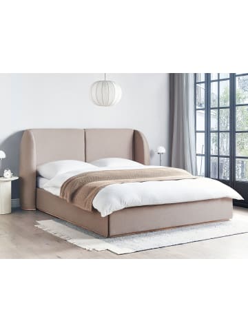 Beliani 3-tlg Doppelbett MONESTIER in Beige