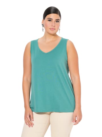 Ulla Popken Strick-Top in klassisch hellgrün