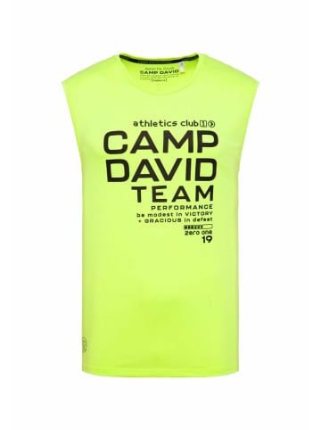 CAMP DAVID  Tank Top für Herren in gelb