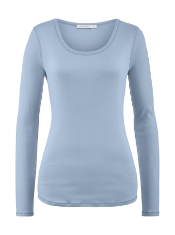 Hessnatur Langarmshirt in himmelblau