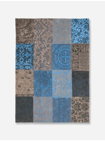 Louis de Poortere Teppich Forget Me Not in Blau