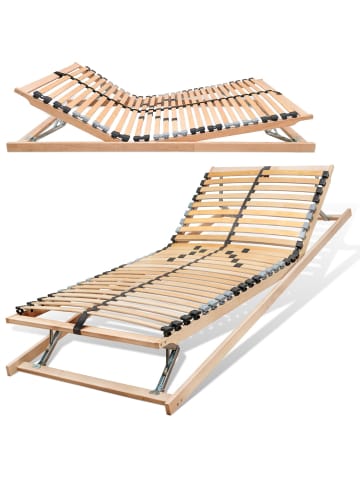 Coemo 7 Zonen Lattenrost Ergo mit Kopf- & Fußteilverstellung in Natur