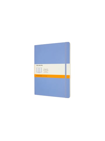 Moleskine Notizbuch mit weichem Einband, Liniert "Classic" in Hortensienblau