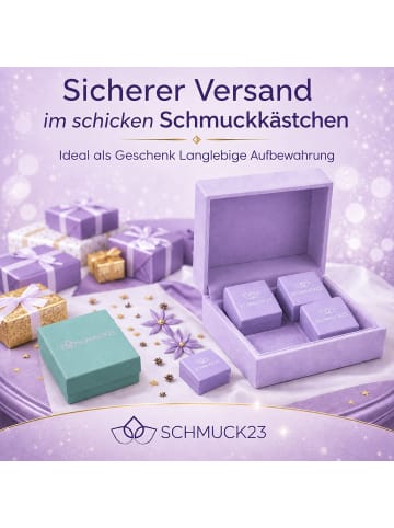 schmuck23 Ohrringe 925 Silber Eule in Pink