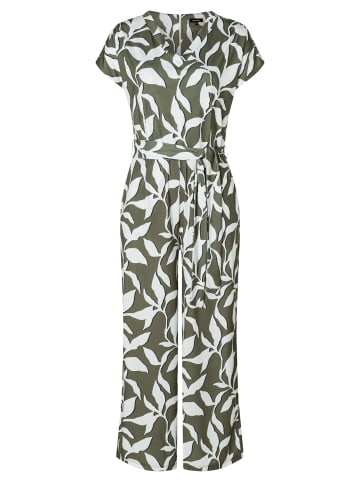 More & More Jerseyjumpsuit Blätterprint in summer leaf print tundra olive