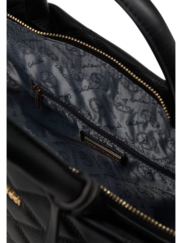 Carlo Colucci Schultertasche Fieg in Schwarz