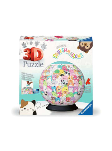 Ravensburger Konstruktionsspiel Puzzle 72 Teile 3D Puzzle-Ball Squishmallows 6-99 Jahre in bunt