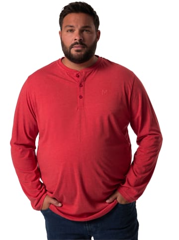 Men Plus Kurzarm T-Shirt in rot