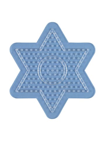 Hama Stiftplatte Kleiner Stern für Midi-Bügelperlen in transparent