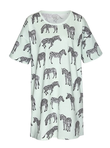 VIVANCE DREAMS Sleepshirt in mint-gemustert