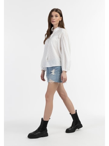 DreiMaster Vintage Damen Bluse in Wollweiss