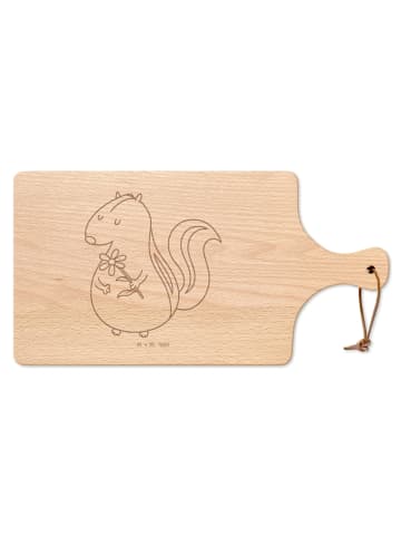 Mr. & Mrs. Panda vesperbrett Stinktier Blume ohne Spruch in Transparent