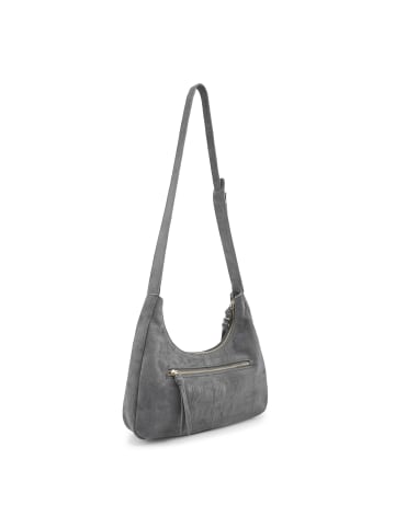 FREDs BRUDER Velvet Wild Umhängetasche Leder 26.5 cm in dark grey