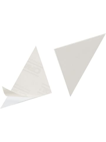 Durable Dreiecktaschen 75x75mm selbstklebend transparent Packung mit 100 Stück