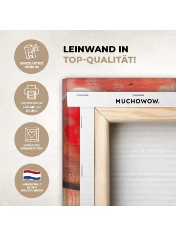 MuchoWow Leinwand bilder Silhouette Liebe (BxH)