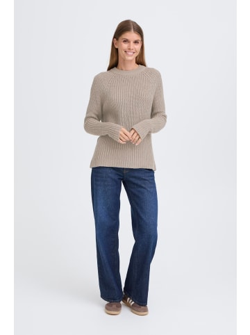 Oxmo Strickpullover OXKanna in Grau