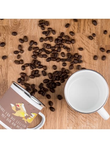 Mr. & Mrs. Panda Kaffeebecher 30. Hochzeitstag Perlenhochzeit mi... in Braun Pastell