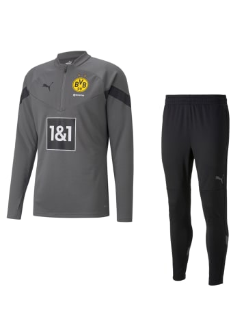 Puma Trainingsanzug BVB Borussia Dortmund in Grau
