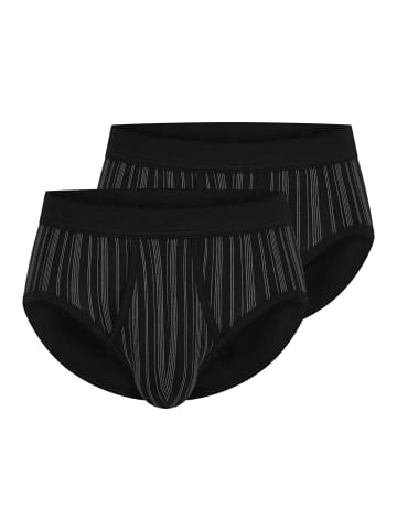 Schiesser Slip / Unterhose Original Classics Feinripp in Schwarz