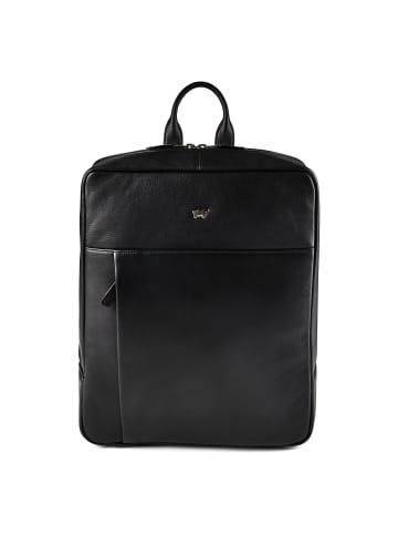 Braun Büffel Golf 3.0 Business-Rucksack Leder 37 cm Laptopfach in schwarz