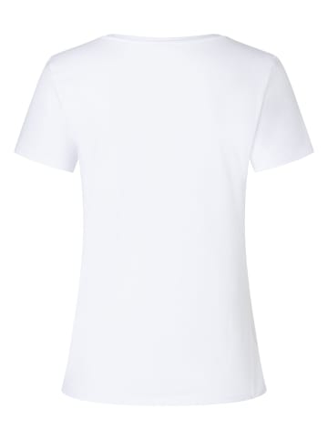 More & More Kurzarmshirt in white
