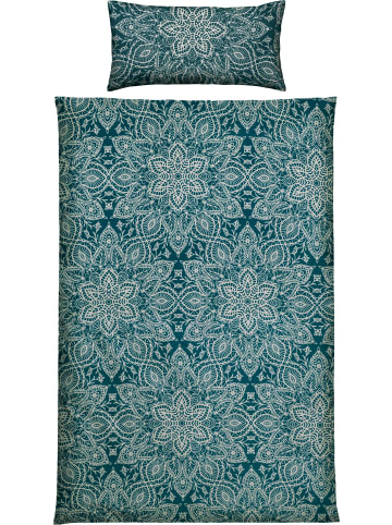 Erwin Müller Fein Biber Bettwäsche in blau