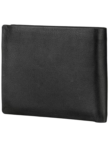Braun Büffel Geldbörse Hannes Coin Wallet 4+4Cs in Schwarz