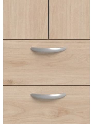 Parisot Kleiderschrank Eiche 120 cm 3-türig, Drehtürenschrank