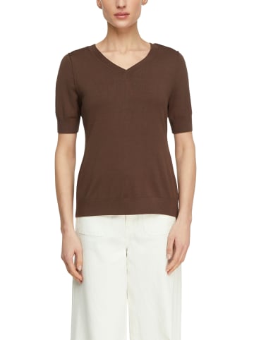 comma Blusenshirt in schoko - 0001