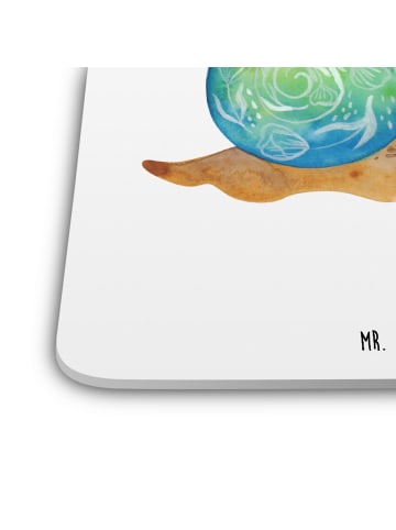 Mr. & Mrs. Panda Flaschenuntersetzer Schnecke Sir ohne Spruch in Weiß