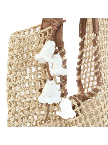 FREDs BRUDER Sun Carrier Schultertasche 34 cm in natural straw desert brown