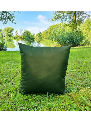 JACK 2er Set Outdoor Kissenhülle 45x45cm Uni in Oliv