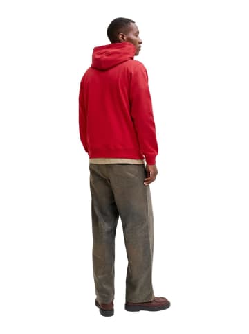 Jack & Jones Sweatshirt JORNORREBRO EMB SWEAT HOOD in Rot