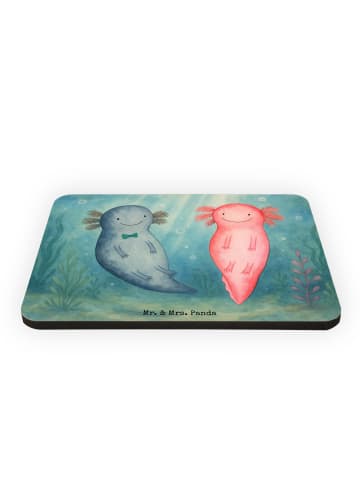 Mr. & Mrs. Panda magnet Axolotl Liebe Design ohne Spruch in Weiß