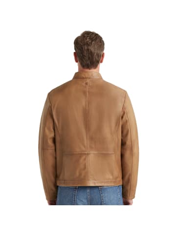 Milestone Lederjacke Lammnappa in Camel
