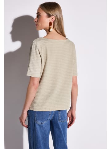 Street One 'T-Shirt mit Struktur' Beige