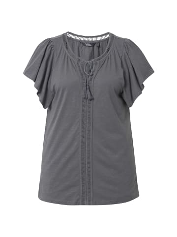 Ulla Popken Shirt in graphitgrau