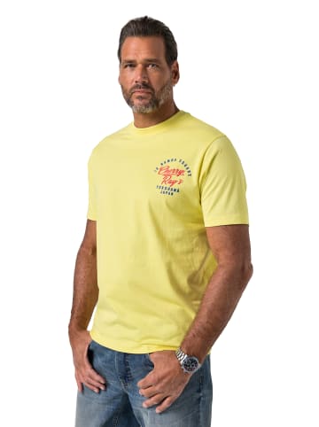 JP1880 Kurzarm T-Shirt in zitronengelb