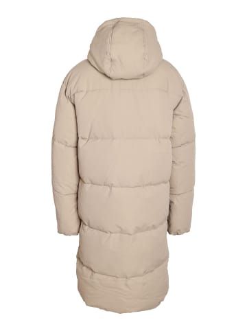 Noisy may Langer Mantel in Aluminum