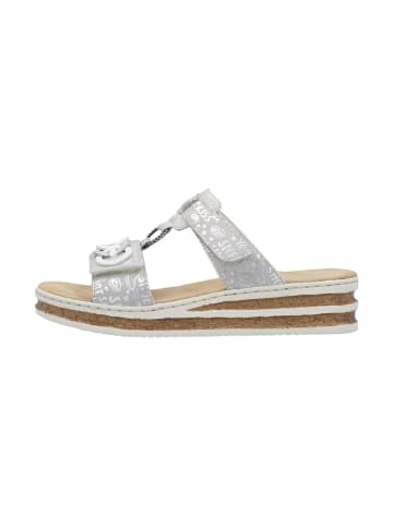 rieker Flache Sandalen zum Hineinschlüpfen Grau