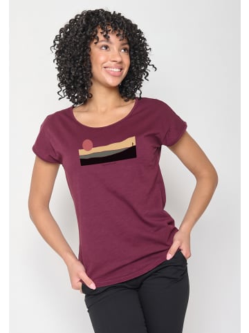 GreenBomb T-Shirt Nature Pathway in Samt Regen