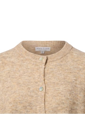 Marie Lund Strickjacke in braun beige - 0004