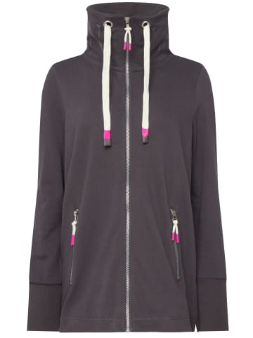 LAURASØN Sweatjacke in dunkelgrau