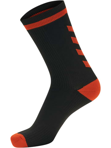 Hummel Hummel Low Socken Elite Indoor Multisport Erwachsene Schnelltrocknend in BLACK/RED