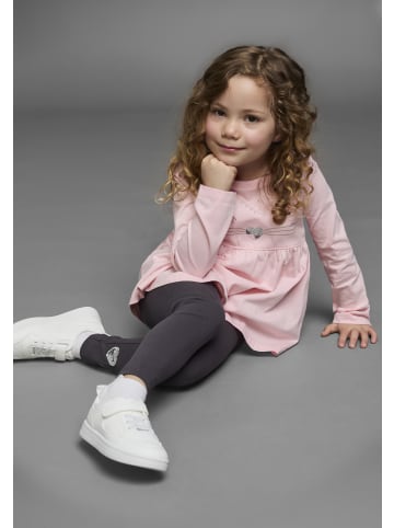 Kidsworld Langarmshirt & Leggings in rosa, anthrazit