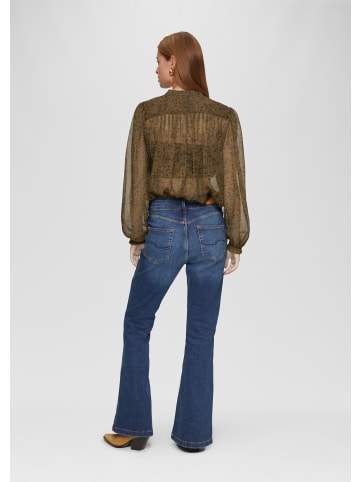 QS Bluse in 78A2_tannengrün