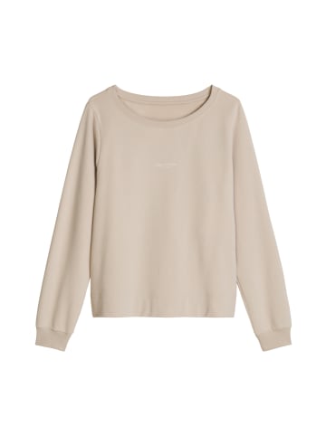 Marc O'Polo Sweatshirt relaxed garment-dyed in Natural