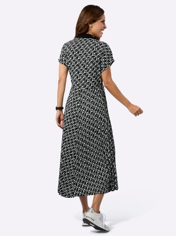 WITT WEIDEN Druck-Kleid in schwarz-champagner-bedruckt