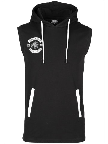 Gorilla Wear ärmelloses T-Shirt mit Kapuze - Oswego - Schwarz