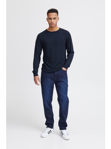 BLEND Strickpullover BHPullover 20717497 moderner Strickpullover in Blau